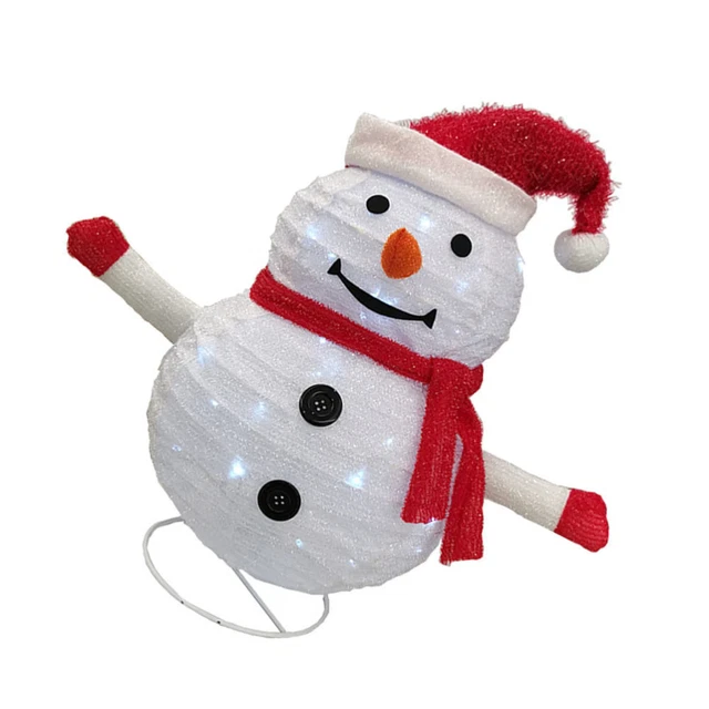 1pc Xmas Snowman Shaped Scene Lamp Festival creativo Festival Lampada scena D