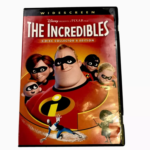 DISNEY PIXAR THE Incredibles DVD Widescreen 2-Disc Collector’s Edition ...