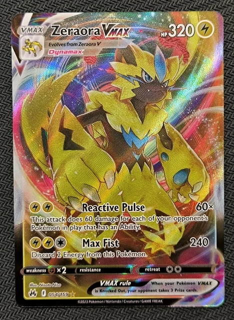 キラカード　いろいろ Charizard Pokemon Cards Zeraora VMAX 054/159 Ultra Rare