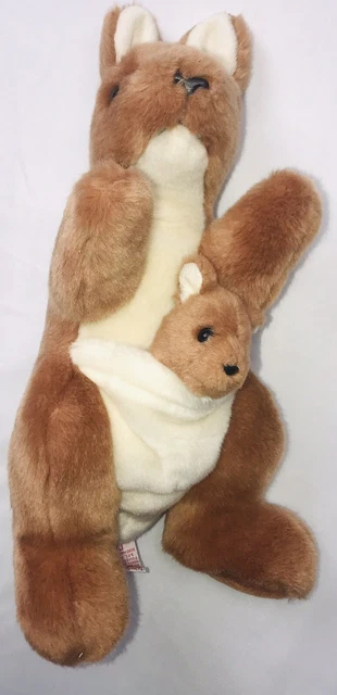 Ty Beanie Buddies Collection Kangaroo Baby Pouch Plush Stuffed Animal Joey 15”