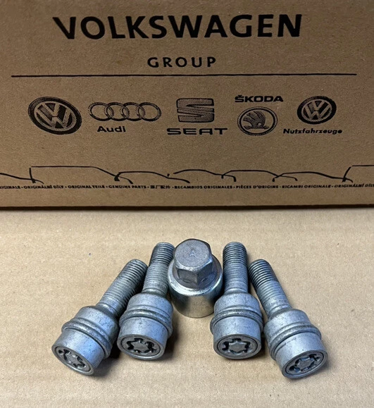 VW T5 T6 TRANSPORTER LOCKING WHEEL NUTS BOLT KEY SET 19mm VAN 16" 17