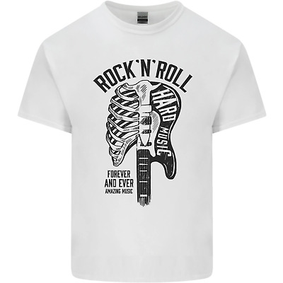 Rock N Roll Forever and Ever Guitar Kids T-Shirt Childrens
