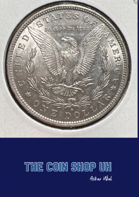 1881o  USA 0.900 SILVER MORGAN DOLLAR COIN