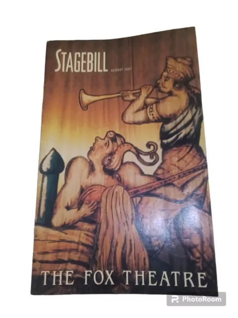 Stagebill The Fox Theatre Atlanta August 2001 Phantom Of The Opera