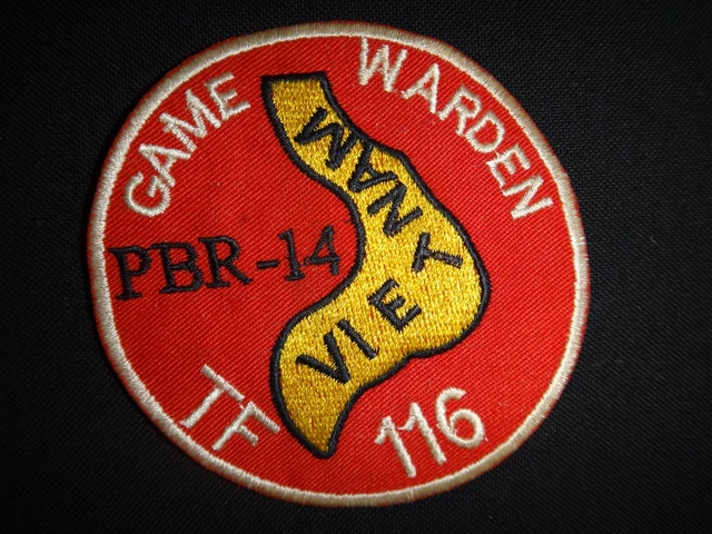 VIETNAM WAR PATCH US Navy GAME WARDEN PBR-14 Task Force TF-116 $18.48 ...