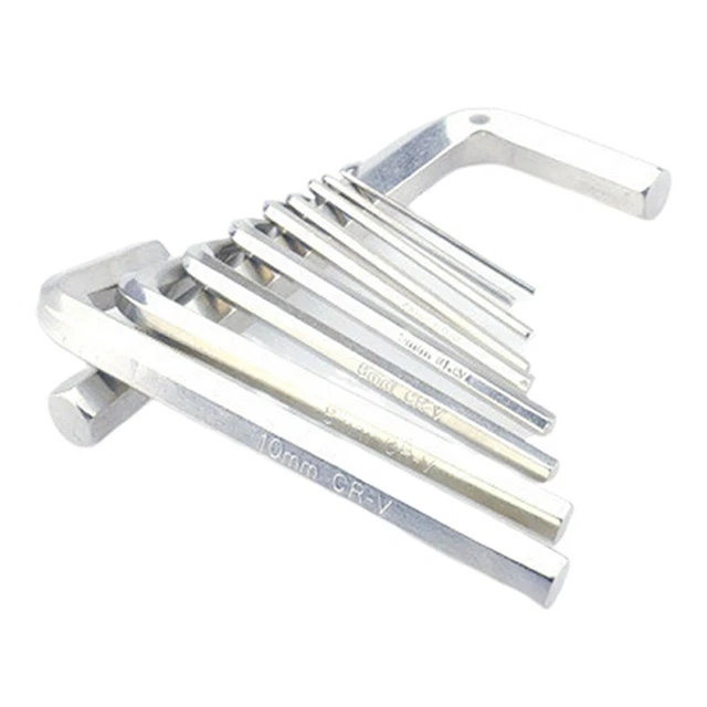 Esagonale Chiave Mano Strumenti 1.5-12mm 1pc L-TYPE Leggero E Compatto Argento