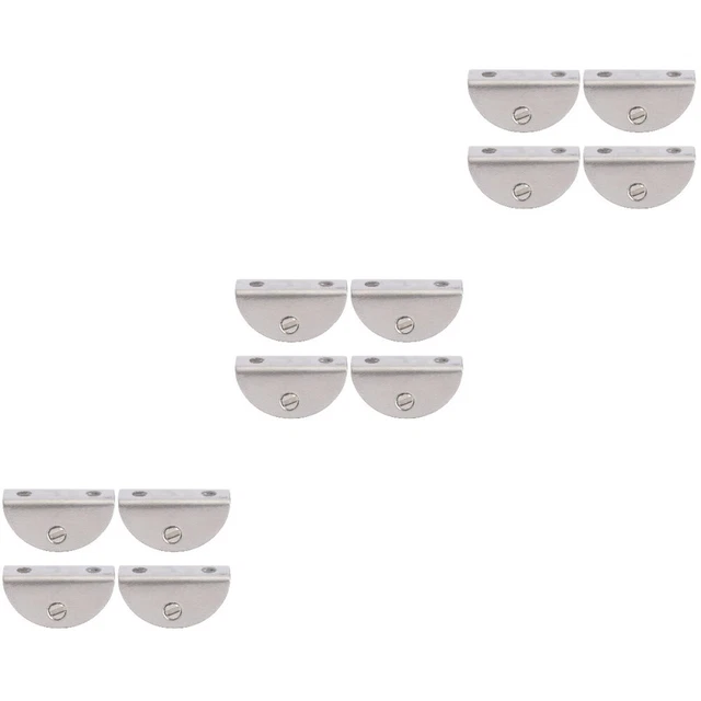 12 Pcs Glasclip Aus Edelstahl Rostfreier Stahl Halterung Für Glashalter Silver