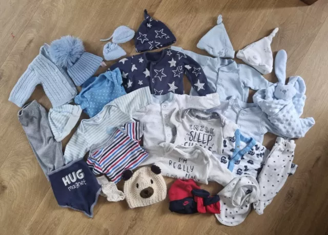 newborn  first size  baby boy clothes bundle 0- 3 months