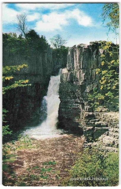 High Force Middleton in Teesdale Co Durham - Vintage Salmon Postcard S27