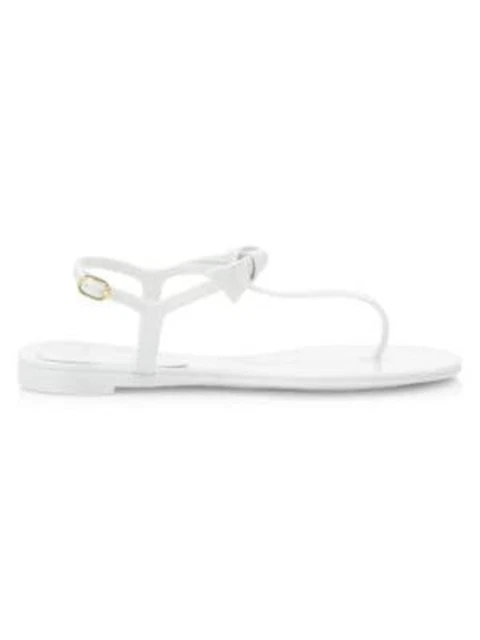 ALEXANDRE BIRMAN Womens White 0.5" Heel Jelly Clarita Slingback Sandal 41 ALEXANDRE BIRMAN Womens White 0.5" Heel Jelly Clarita Slingback Sandal 41