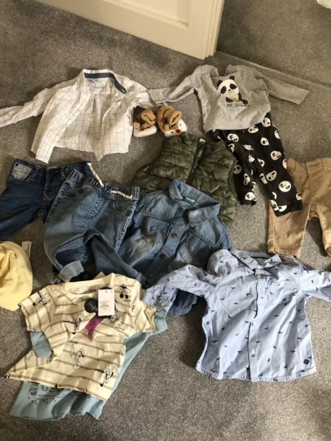 Job Lot Boys Clothes From 3 Months - 24 Months X 12 Items