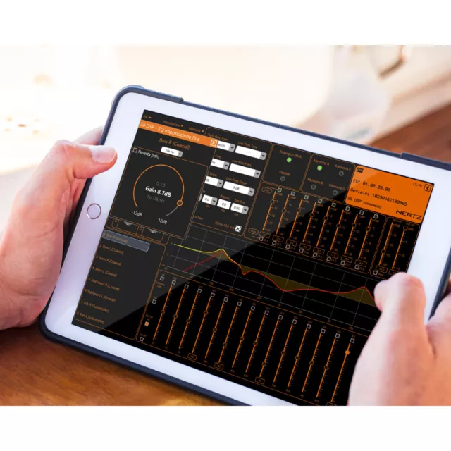 Hertz S8 DSP ultrakompakt wetterfest HiRes 6IN-8OUT App für Auto Motorrad Boot 3