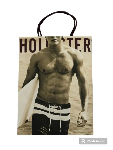HOLLISTER CO Male Female Model Poster Shopping Paper Bag 2