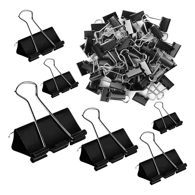 Binder Clips 208 Pack Formati Assortiti, Jumbo, , Medium, Small, e M M3O6
