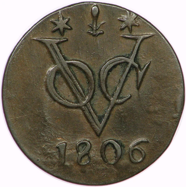 1806 Netherlands East Indies VOC Gelderland  United East India Co.   Choice XF