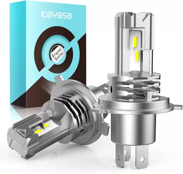 KOYOSO H4 LED Lampadina 50W 10000LM per 12V Moto Automobili Come  Abbaglianti e A EUR 44,99 - PicClick IT