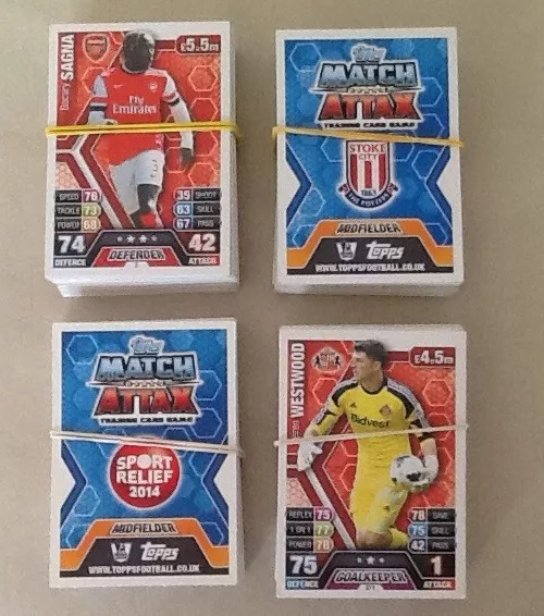 Topps Match Attax Extra 2013/14 Premier League Player Cards - Full list