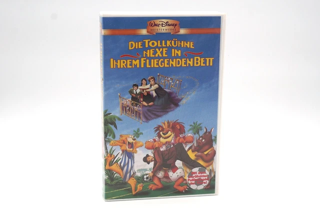 Die Tollkühne Hexe In Ihrem Fliegenden Bett Vhs WALT DISNEY VHS Die tollkühne Hexe in ihrem fliegenden Bett Video