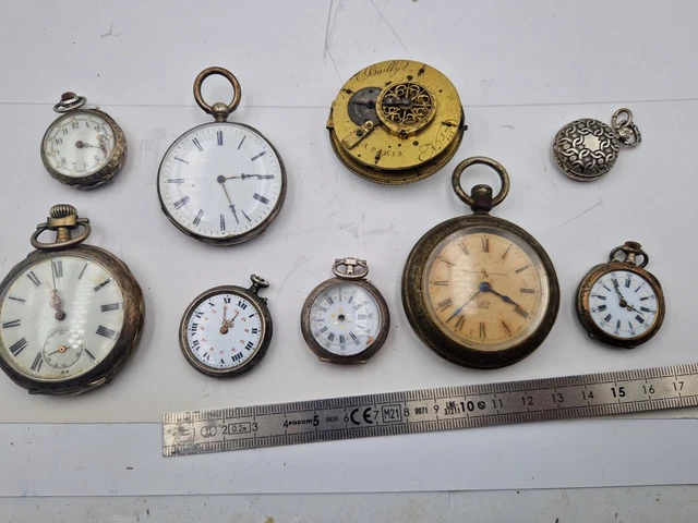LOT DE VERRES Pour Montre A Gousset EUR 5,00 - FR