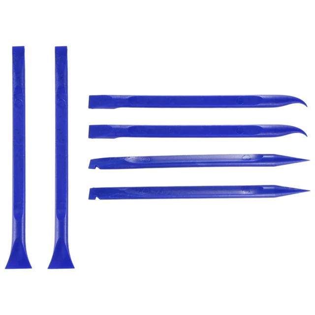 6 pz raschietto strumento di pulizia raschietto plastica fibra di carbonio gratta biglietti lotteria in B5P9