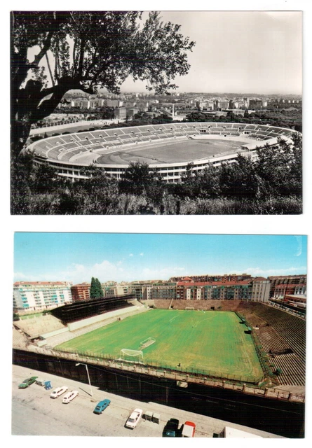Lot De 10 Cartes Postales Anciennes - Stades Italiens - Collection Stade Football
