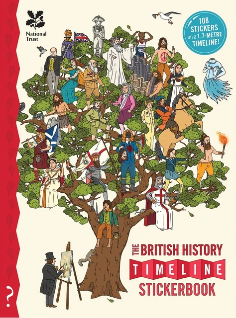 Timeline Sticker Book THE BRITISH HISTORY Timeline Stickerbook From the Dinosaurs to ...