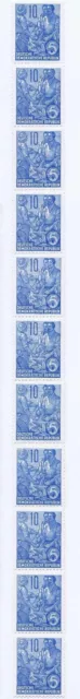 DDR - MiNr. 578A / Seltener Elferstreifen Freimarke 10 (Pf) von 1957 postfrisch