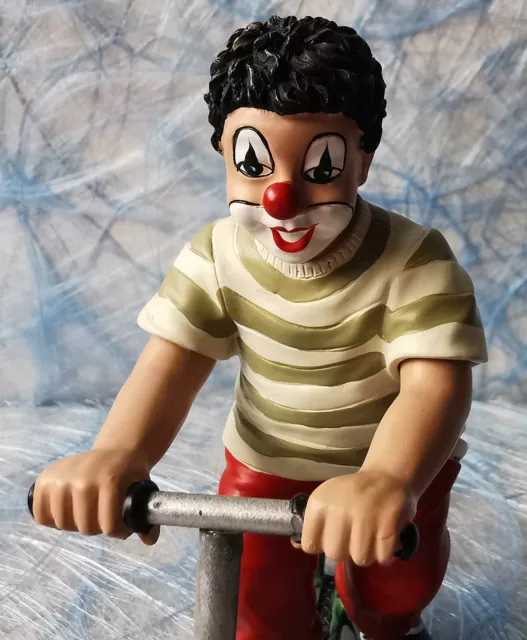 Gilde Clowns "Cityroller" Nr. 10207, limitiert, v. 2015, H 13 cm, TOP! o. OVP!