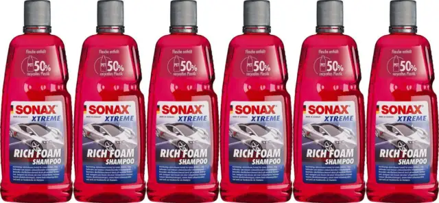 Sonax XTREME RichFoam shampoo 1 l - set VPE - 6 pezzi - 02483000