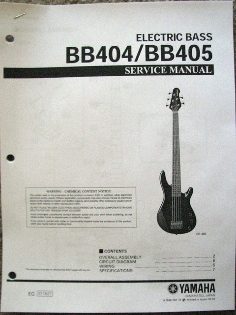 Yamaha bb404 bass deals
