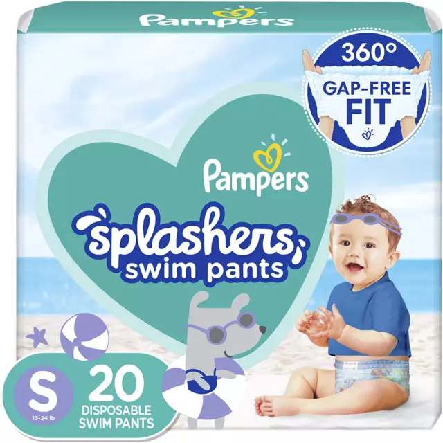 Pampers Splashers Swim Diapers Size S 20 Count