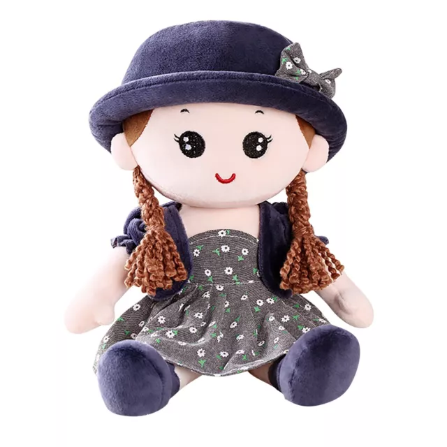 Baby Girls Soft Doll Cuddly Stuffed Toy Rag Doll Decoration Companion Toys Doll 2