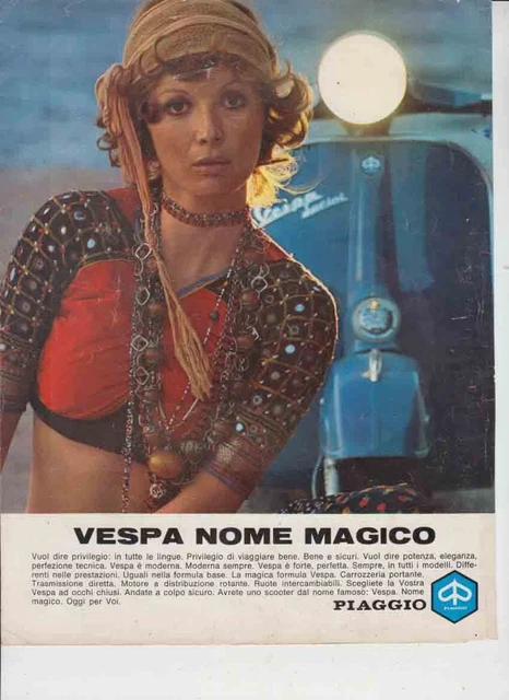Pubblicità d'epoca reclame stampa a piena pagina intera Agip