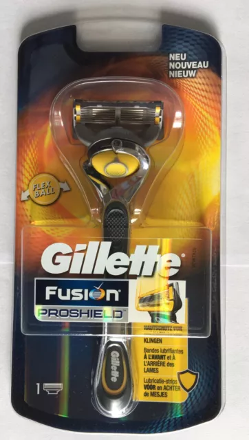 1x Gillette Fusion ProShield FlexBall Rasierer Neu OVP