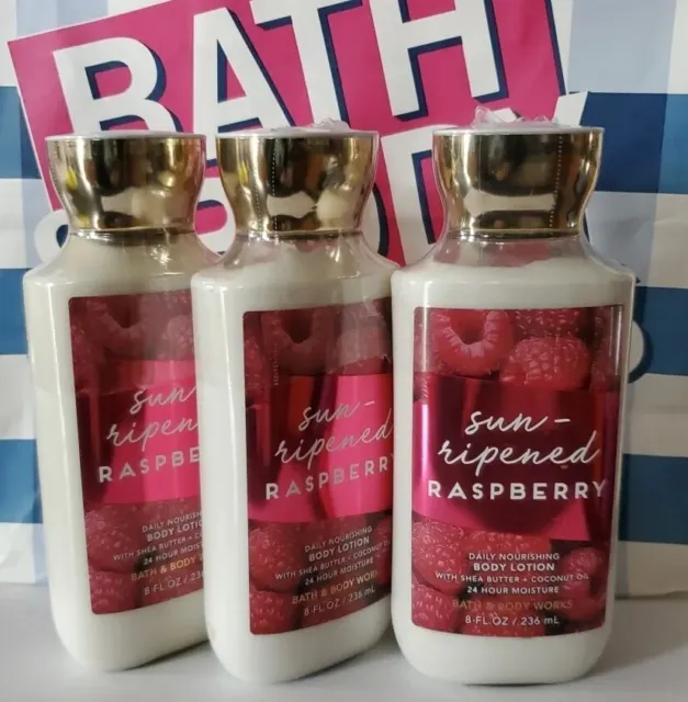 Bath & Body Works Ultra Shea Body Cream Sun-Ripened Raspberry 8