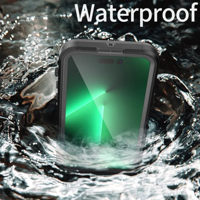 360 Full Body Waterproof Shockproof Case Cover For iPhone 15 14 Pro Max 13 12 11 3