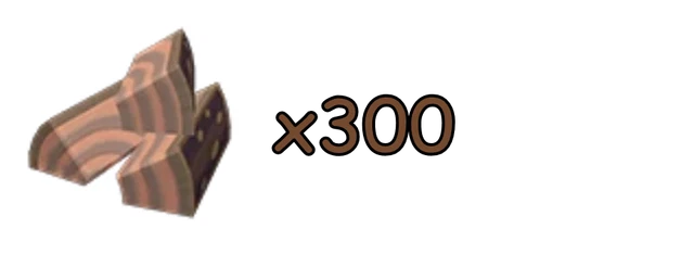 300 X Matériaux Bois Tendre Pour Animal Crossing New Horizons (ACNH) - Item De Jeu