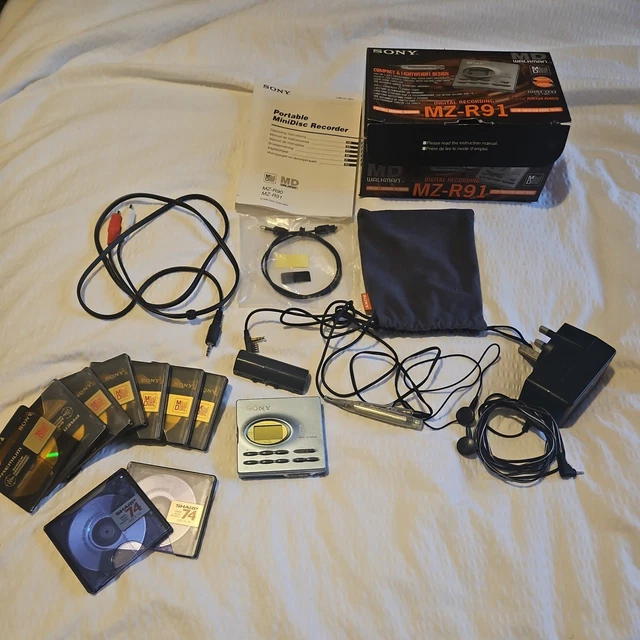 Sony Walkman MD MZ-R91 - MiniDisc Recorder - Vintage Sony Walkman MD MZ-R91 - MiniDisc Recorder - Vintage