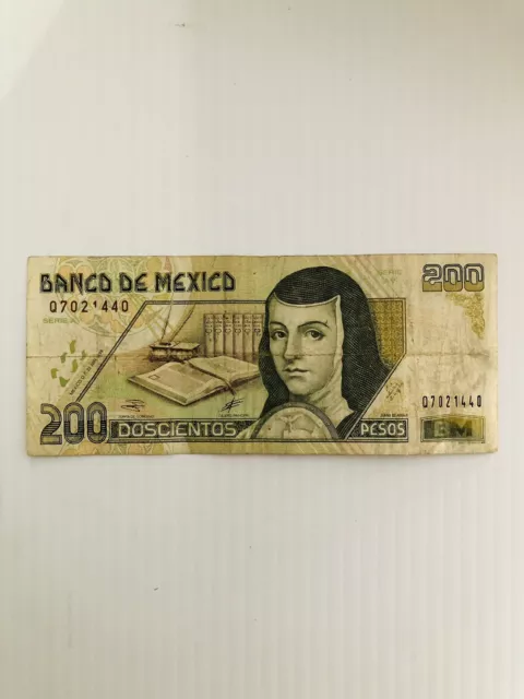 Mexico 200 Pesos 1999 Series AV