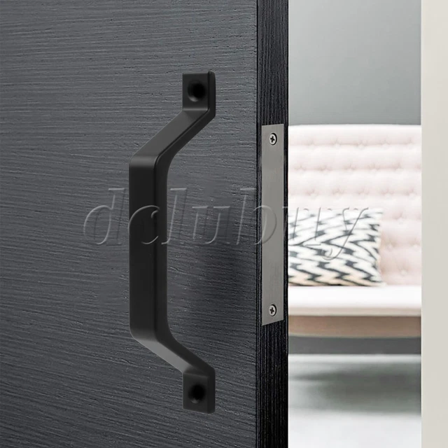 2x Barn Door Pulls Handle Hardware 6 Inch Length for Furniture Repair 3