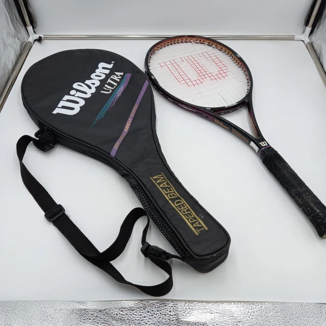 Wilson Pws Tennis Racket WILSON ULTRA PWS Aire Shell - Rare Tennis Racket - Tapered Beam - UK ...