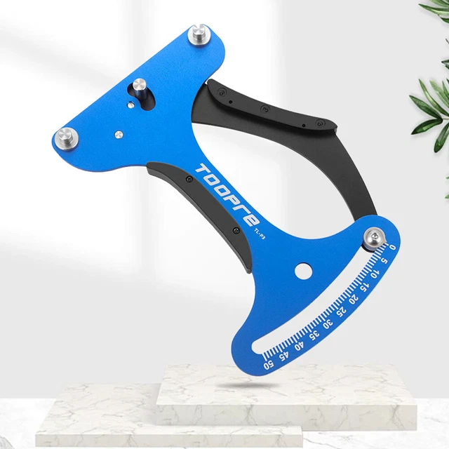 F Fityle Strumento di misurazione del misuratore di Tensione dei Raggi della Bicicletta, Strumento di Riparazione delle Ruote in Lega di Alluminio