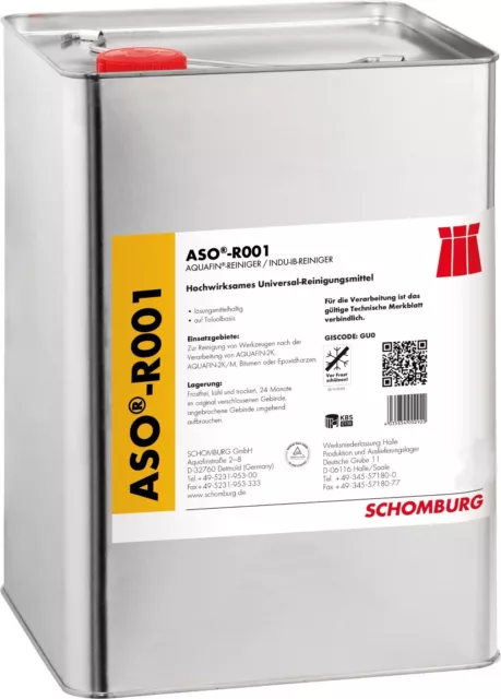 Agent Schomburg ASO-R001 1 L Nettoyage Outil Bitume