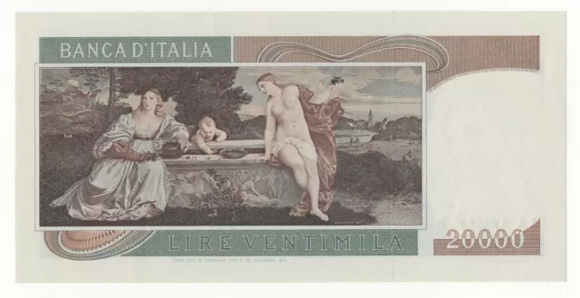 20000 Lire Tiziano Decr 21/02/1975 Fds - 2