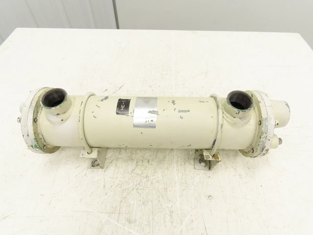 Taisei Kogyo FCF-234-1 Oiler Cooler Shell & Tube Heat Exchanger 2-Pass 145 PSI