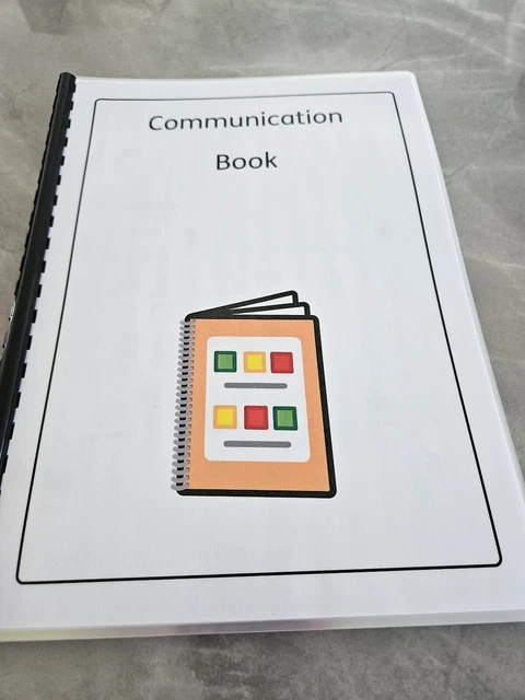 VISUAL COMMUNICATION BOOK, visual aid, and autism. £6.96 - PicClick UK