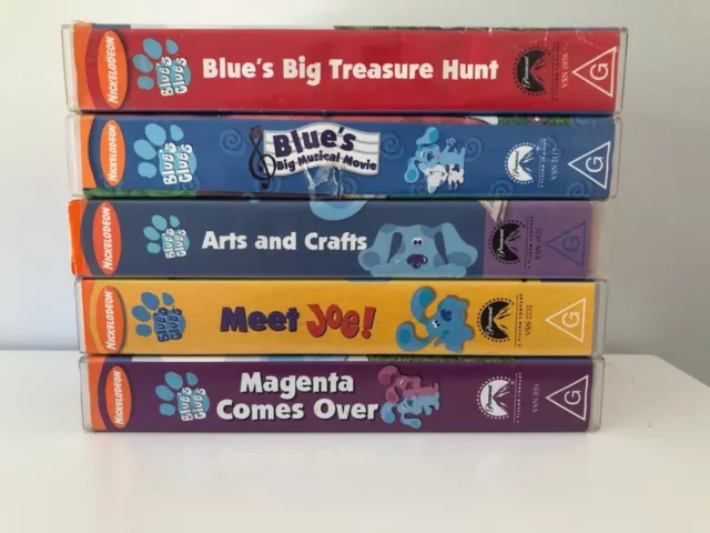 Blues Clues VHS 2000 Nickelodeon Bundle Video Children Kid Family