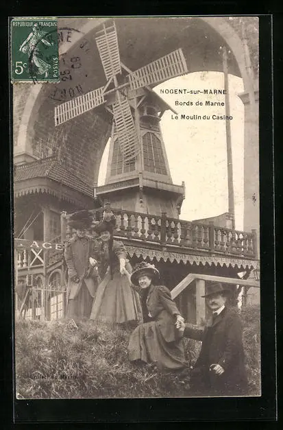 CPA Nogent-sur-Marne, Le Moulin du Casino 1909