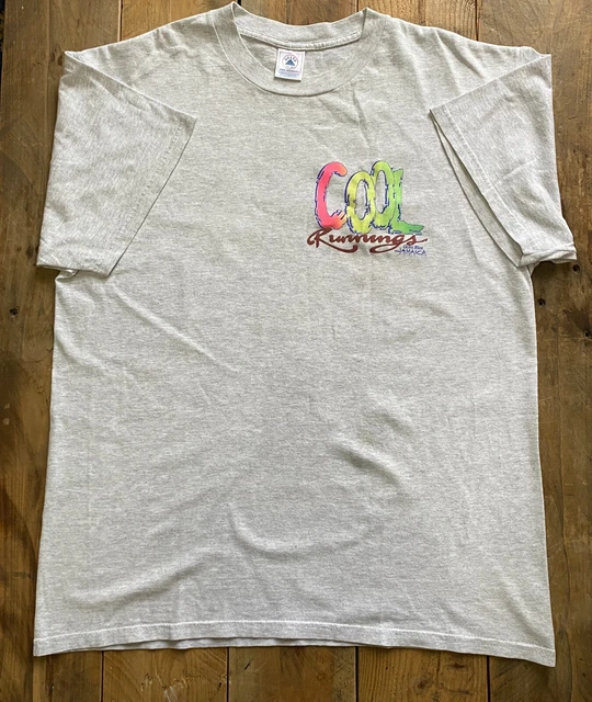 VINTAGE COOL RUNNINGS Ocho Rios Jamaica TShirt Grey L Delta Pro