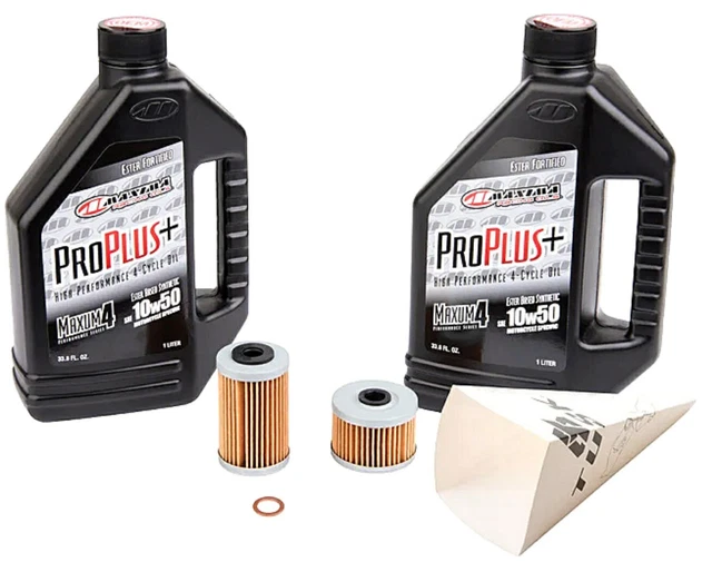 TUSK OIL CHANGE Kit Maxima Pro Plus Synth 10W50 KTM 690 Husqvarna 701